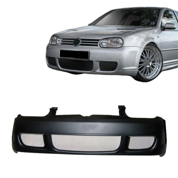 All in Point Μπροστινός Προφυλακτήρας Για VW Golf IV (4) 98-03 R32 Look Από Abs Πλαστικό Με Σίτες Αλουμινίου Made in Taiwan 0017148