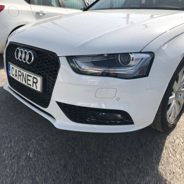 Δίχτυ Προφυλακτήρα Εμπρός Πλαινό Για Audi A4 B8 11-15 RS Look Γυαλιστερό Μαύρο Αριστερό & Δεξί 2 Τεμάχια - Image 5