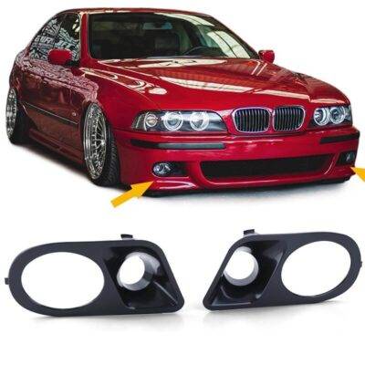 All in Point Καπάκια Προβολέα Εμπρός Πλαινά Για Bmw 5 E39 M5 95-03 Hamman Look Διπλά Μαύρα Αριστερό & Δεξί 2 Τεμάχια 0017343