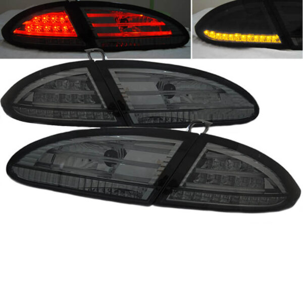 All in Point Πισινά Φανάρια Set Για Seat Leon 1P 05-09 Led Φιμέ Sonar 0017479