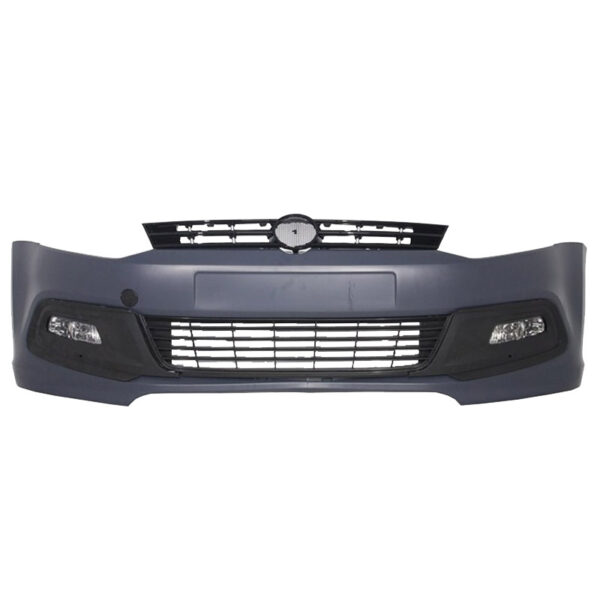 Μπροστινός Προφυλακτήρας Για VW Polo 6R 09-17 R Line Look Με Μάσκα & Προβολείς - Image 2