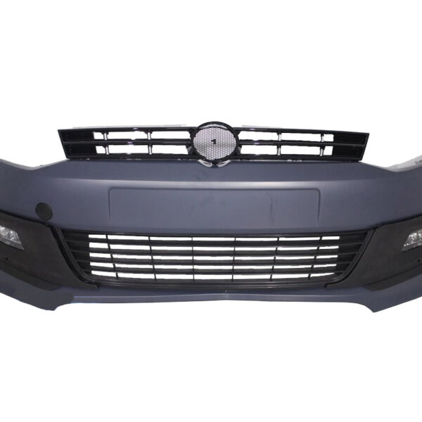 Μπροστινός Προφυλακτήρας Για VW Polo 6R 09-17 R Line Look Με Μάσκα & Προβολείς - Image 3