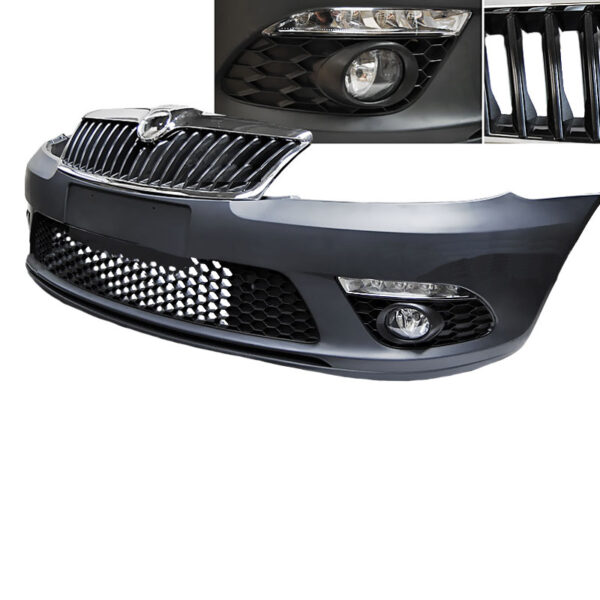 All in Point Μπροστινός Προφυλακτήρας Για Skoda Octavia 2 09-13 Facelift RS Look Με DRL 0018223