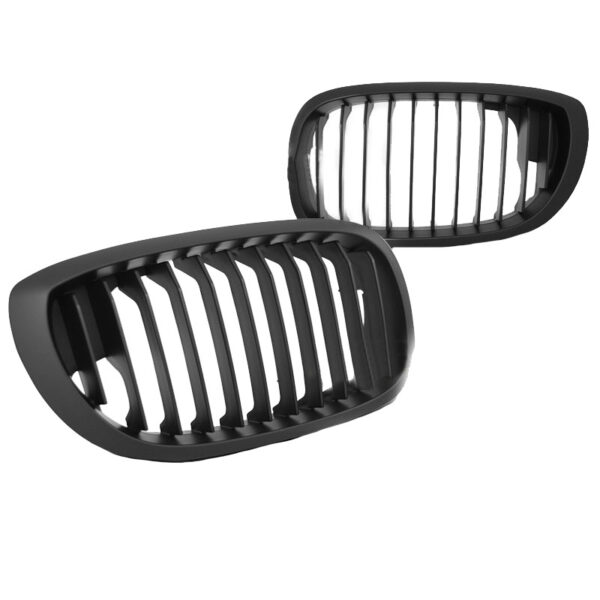 Καρδιές Μάσκας Για Bmw 3 E46 03-06 Coupe/Cabrio Μαύρο Ματ 2 Τεμάχια - Image 4