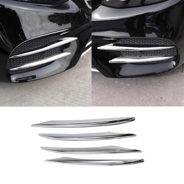 Τριμ Προφυλακτήρα Εμπρός Χρωμίου Για Mercedes-Benz E-Class W213 16+ Σετ 4 Τεμαχίων - Image 3