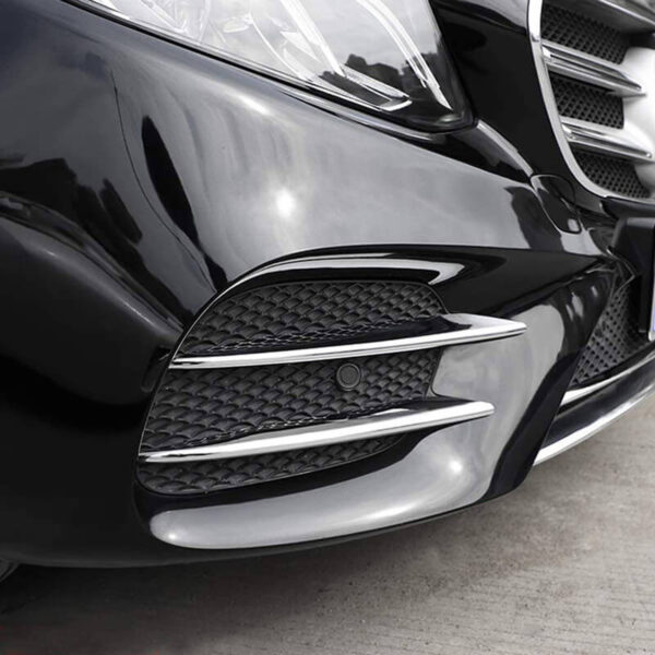 Τριμ Προφυλακτήρα Εμπρός Χρωμίου Για Mercedes-Benz E-Class W213 16+ Σετ 4 Τεμαχίων - Image 4