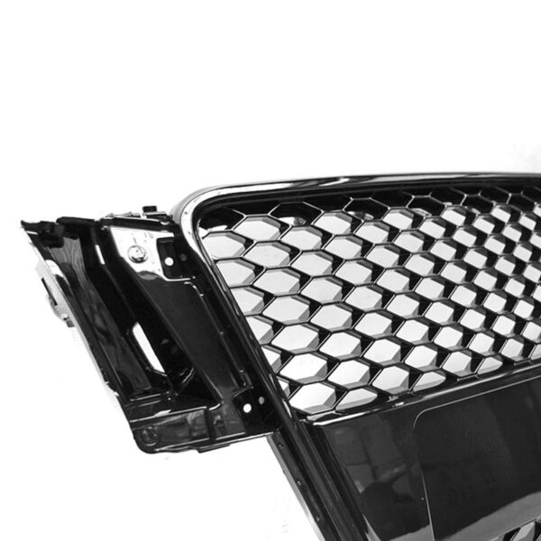 Μάσκα Για Audi A5 8T 07-11 RS5 Look Κυψελωτή Γυαλιστερό Μαύρο 1 Τεμάχιο - Image 4