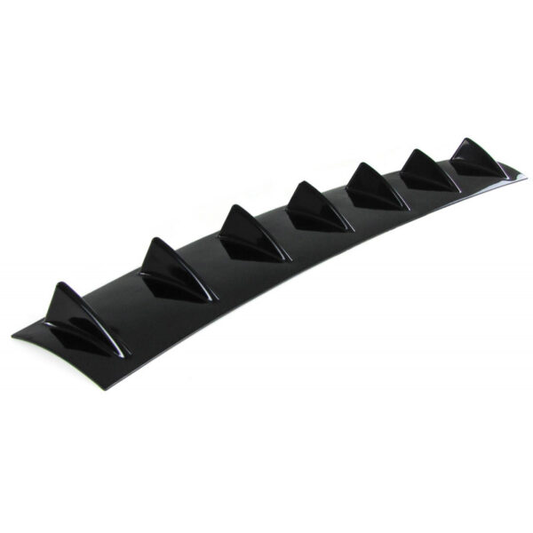 All in Point Diffuser Πίσω Προφυλακτήρα Universal Με 7 Πτερύγια Μαύρο Από Abs Πλαστικό 1 Τεμάχιο 0018601