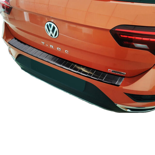 Προστατευτικό Πίσω Προφυλακτήρα Για Vw T-Roc 17+ Από Ανοξείδωτο Ατσάλι (Steel) Μαύρο - Image 5