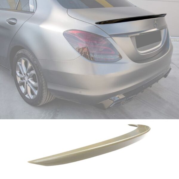 Αεροτομή Πορτ Παγκάζ Για Mercedes-Benz C-Class W205 Sedan13-20 Amg look Lipspoiler Από Abs Πλαστικό - Image 3