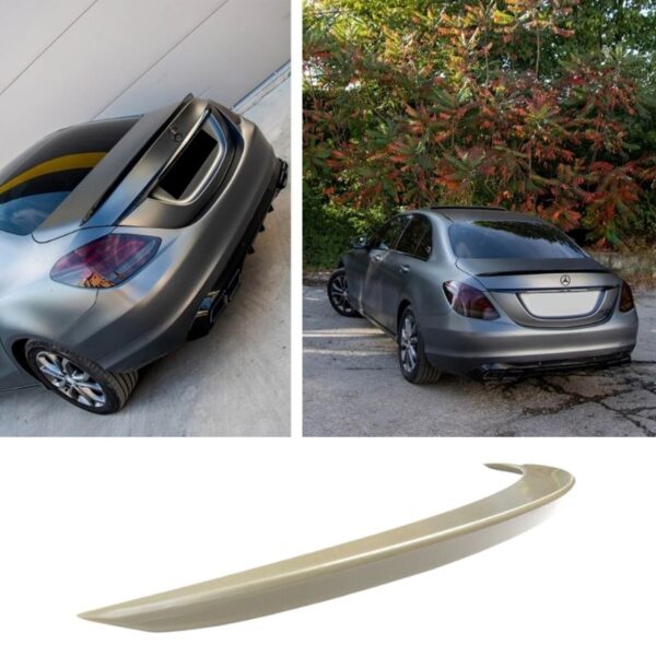 Αεροτομή Πορτ Παγκάζ Για Mercedes-Benz C-Class W205 Sedan13-20 Amg look Lipspoiler Από Abs Πλαστικό - Image 5