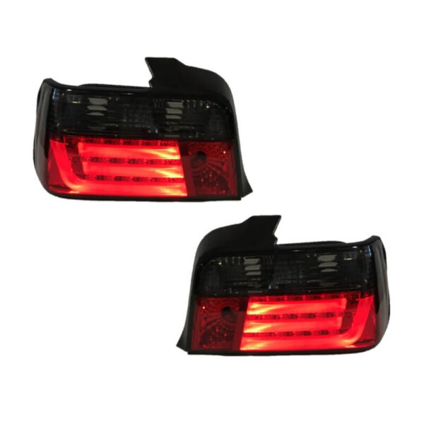 All in Point Πισινά Φανάρια Set Για Bmw 3 E36 Sedan 90-99 Led Bar Κόκκινο/Φιμέ Carner 0020210