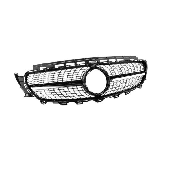 Μάσκα Για Mercedes-Benz E-Class W213 16-19 Diamond Look Χρώμιο/Μαύρο 1 Τεμάχιο - Image 3