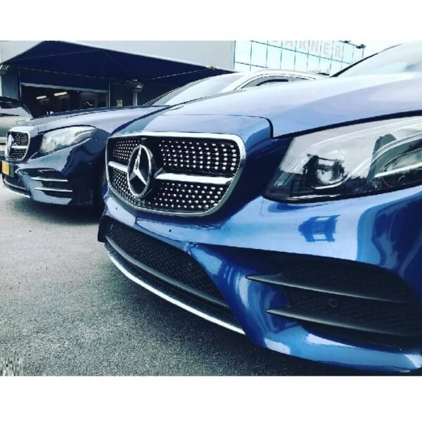 Μάσκα Για Mercedes-Benz E-Class W213 16-19 Diamond Look Χρώμιο/Μαύρο 1 Τεμάχιο - Image 5