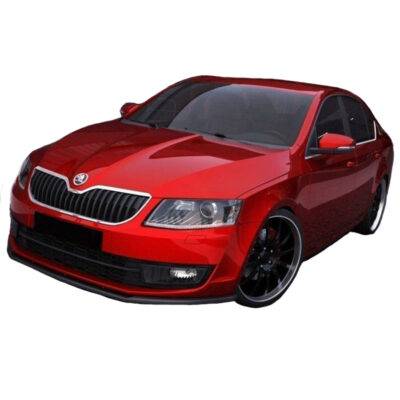 All in Point Μπροστινό Spoiler Για Skoda Octavia 3 (5E) 13-20 Glossy Black Maxton Design 1 Τεμάχιο 0020464