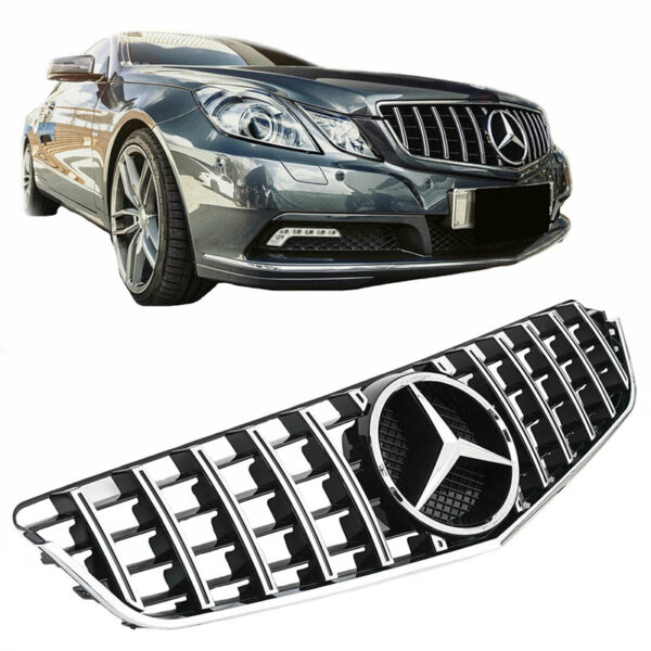 All in Point Μάσκα Για Mercedes-Benz E-Class Coupe W207 / C207 07-14 GT Amg Panamericana Look Μαύρο/Χρώμιο 1 Τεμάχιο 0021217