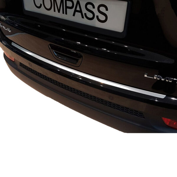 Προστατευτικό Πίσω Προφυλακτήρα Για Jeep Compass II 17+ Από Ανοξείδωτο Ατσάλι (Steel) - Image 4
