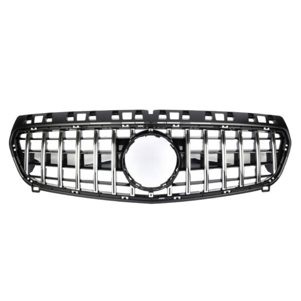 Μάσκα Για Mercedes-Benz A-Class W176 12-15 GT Amg Panamericana Look Μαύρο/Χρώμιο 1 Τεμάχιο - Image 3