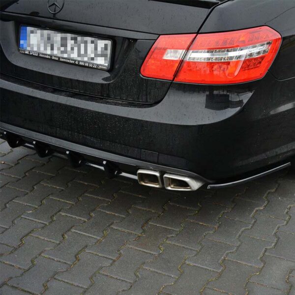 Splitters Πίσω Προφυλακτήρα Δεξιά & Αριστερά Για Mercedes-Benz E-Class W212 09-13 Amg E63 Έκδοση Γυαλιστερό Μαύρο Maxton Design 2 Τεμάχια - Image 2
