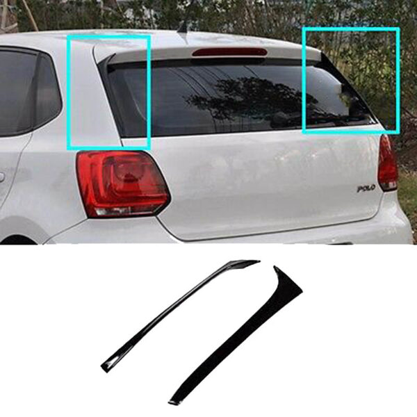 Αεροτομή Οροφής Για Vw Polo 6R R-Look Με Πλαινά 3 Τεμάχια Από Abs Πλαστικό - Image 4