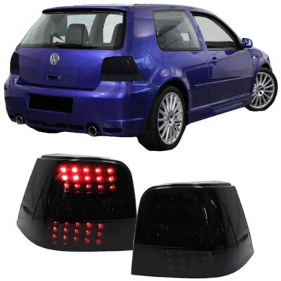 All in Point Πισινά Φανάρια Set Για Vw Golf IV (4) 97-03 Led Φιμέ Winjet 0022529