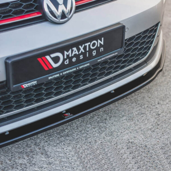 Μπροστινό Spoiler Για VW Golf VII (7) 12-17 GTI Έκδοση Glossy Black - Image 6