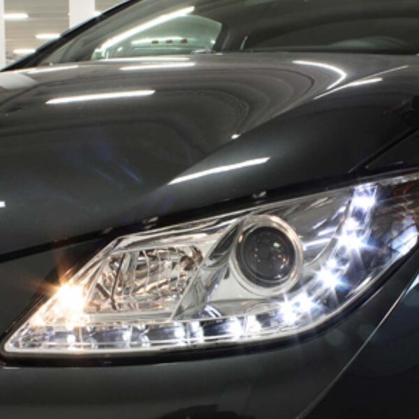 Μπροστινά Φανάρια Set Για Seat Ibiza 6J 08-12 DRL Χρωμίου H1/H1 Sonar - Image 2