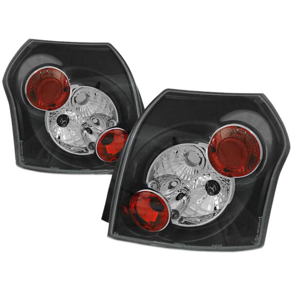 All in Point Πισινά Φανάρια Set Για Toyota Corolla 01-07 Hatchback Μαύρα Sonar 0023185