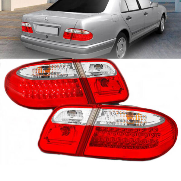All in Point Πισινά Φανάρια Set Για Mercedes-Benz E-Class W210 95-02 Led Κόκκινο/Crystal Eagle Eyes 0023214