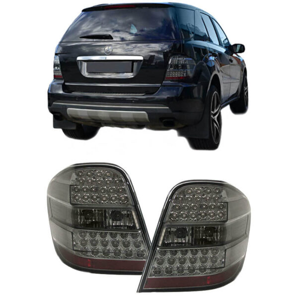 All in Point Πισινά Φανάρια Set Για Mercedes-Benz ML W164 05-08 Led Φιμέ Eagle Eyes 0023216