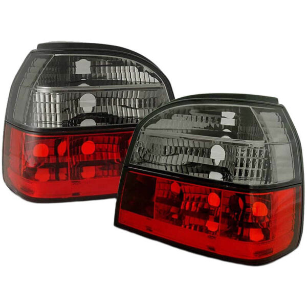 All in Point Πισινά Φανάρια Set Για Vw Golf III (3) 91-98 Κόκκινο/Smoke KAtuning 0023227