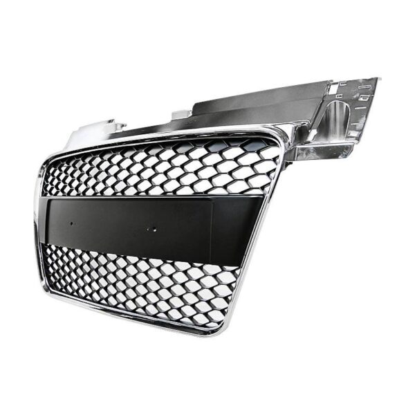 All in Point Μάσκα Για Audi TT 8J 06-14 TTRS Look Κυψελωτή Χρώμιο/Μαύρο 1 Τεμάχιο 0024655