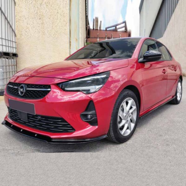 Μπροστινό Spoiler Για Opel Corsa F 19+ Μαύρο Γυαλιστερό Από Abs Πλαστικό 1 Τεμάχιο - Image 3
