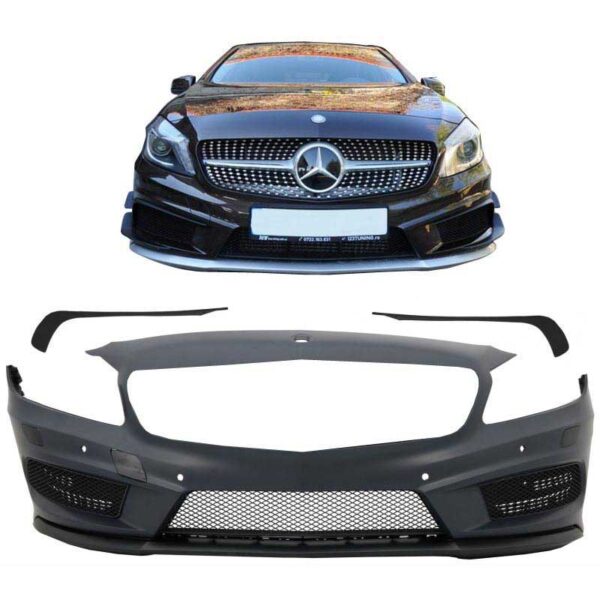 All in Point Μπροστινός Προφυλακτήρας Για Mercedes-Benz A-Class W176 12-18 Amg A45 Look 0024991