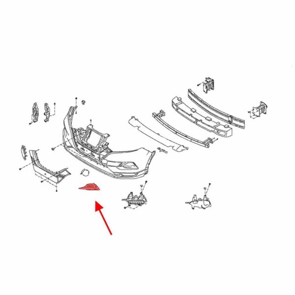 Δίχτυ Προφυλακτήρα Εμπρός Πλαινό Για Nissan Qashqai J11 17+ Με PDC Ασημί / Μαύρο Αριστερό 1 Τεμάχιο - Image 5