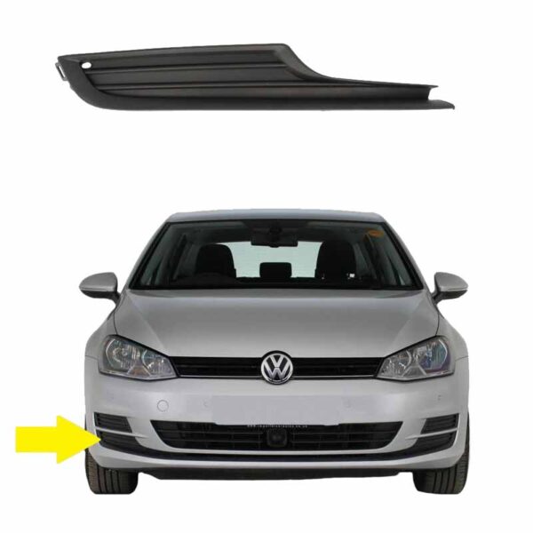 All in Point Δίχτυ Προφυλακτήρα Εμπρός Πλαινό Για VW Golf VII (7) 13-16 Κάτω Κομμάτι Χωρίς Τρύπα Προβολέα Δεξί 1 Τεμάχιο 0025289