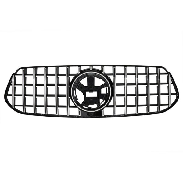 Μάσκα Για Mercedes-Benz GLE-Class W167/C167/V167 19+ GT Amg Panamericana Look Μαύρο/Χρώμιο 1 Τεμάχιο - Image 2