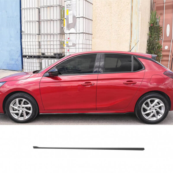 All in Point Πλαινά Μαρσπιέ Για Opel Corsa F 19+ Μαύρο Γυαλιστερό Από Abs Πλαστικό 2 Τεμάχια 0025842