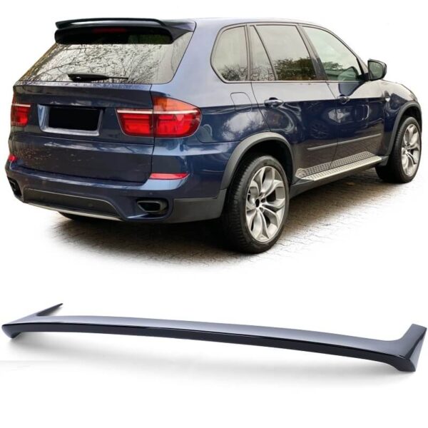 All in Point Αεροτομή Οροφής Για Bmw X5 E70 06-13 Από Abs Πλαστικό Βαμμένη Μαύρο Γυαλιστερό 0025852