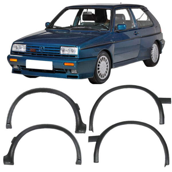 All in Point Πλαϊνά Φτερά Τροχών Για VW Golf ΙΙ (2) 87-91 Σετ 4 Τεμάχια 0026061