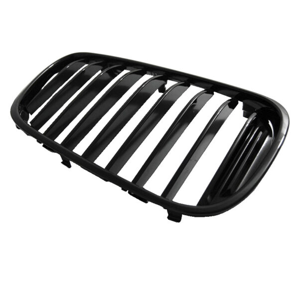 Καρδιές Μάσκας Για Bmw 7 G11 / G12 14-19 Μαύρο Γυαλιστερό 2 Τεμάχια - Image 2