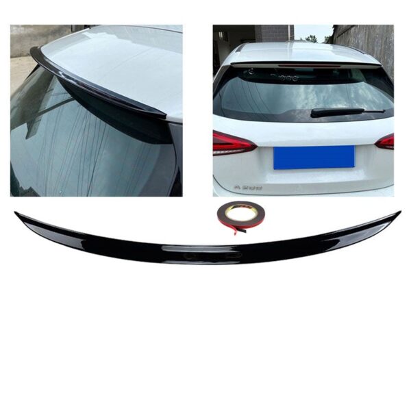 All in Point Αεροτομή Οροφής Για Mercedes-Benz A-Class W177 18+ 5D Hatchback Γυαλιστερή Μαύρη Από Abs Πλαστικό 0026640
