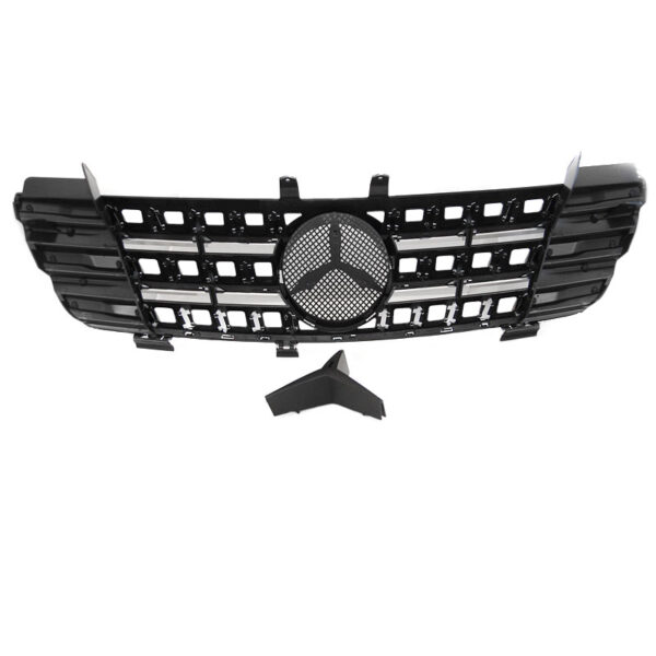 Μάσκα Για Mercedes-Benz ML-Class W164 05-08 Amg Look Μαύρη/Χρώμιο 1 Τεμάχιο - Image 5