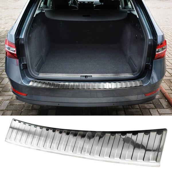 All in Point Προστατευτικό Πίσω Προφυλακτήρα Για Skoda Superb III (3V) 15-20 & 20+ Estate / Caravan Από Ανοξείδωτο Ατσάλι (Steel) 0026914