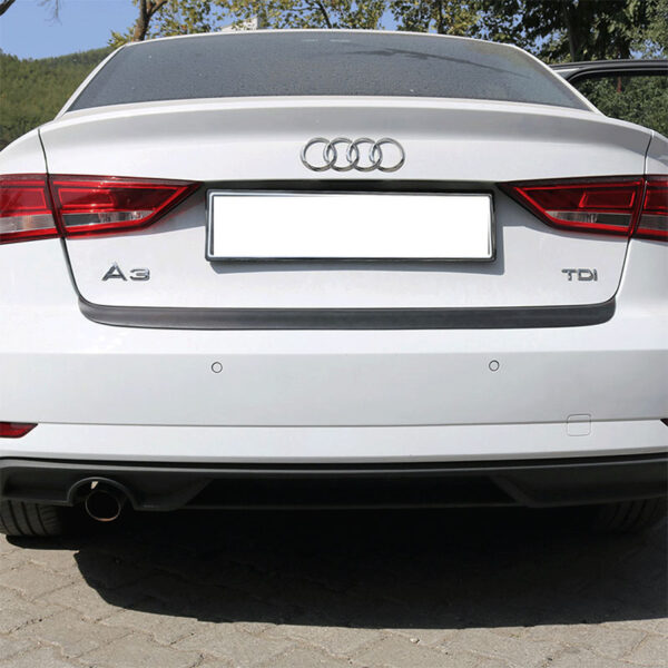 Προστατευτικό Πίσω Προφυλακτήρα Για Audi A3 8V 16-20 Sedan Από Abs Πλαστικό Μαύρο - Image 6