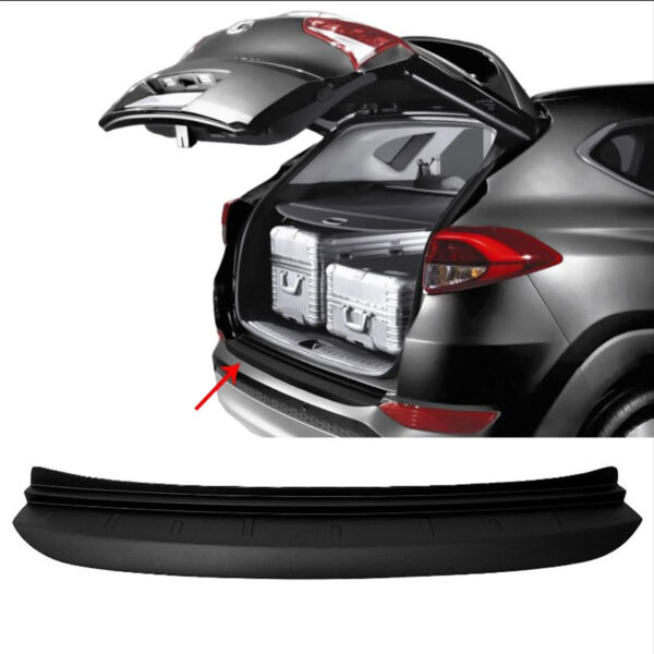 Προστατευτικό Πίσω Προφυλακτήρα Για Hyundai Tucson 2016-2018 Από Abs Πλαστικό Μαύρο - Image 6