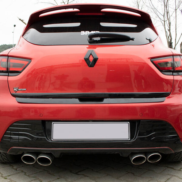 Προστατευτικό Πίσω Προφυλακτήρα Για Renault Clio IV 2012-2020 Hatchback Από Abs Πλαστικό Μαύρο - Image 6