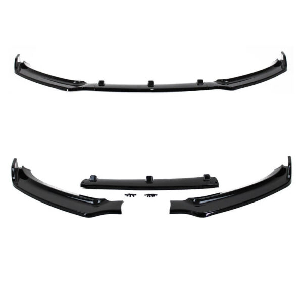 All in Point Μπροστινό Spoiler Για Audi A4 B8 11-15 Facelift Γυαλιστερό Μαύρο 3 Τεμάχια 0028076