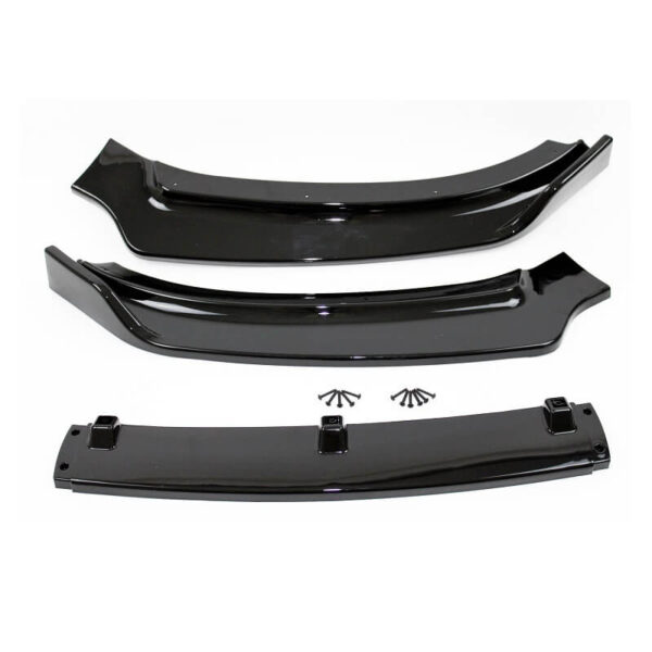 Μπροστινό Spoiler Για Audi A4 B8 11-15 Facelift Γυαλιστερό Μαύρο 3 Τεμάχια - Image 5