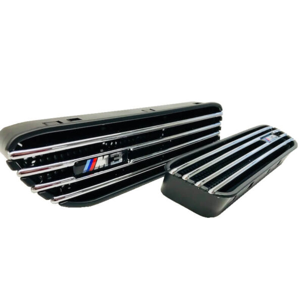 All in Point Πλαϊνές Γρίλιες Φτερών Τύπου Bmw 3 E46 Με Σήμα M3 Universal Για Όλα Τα Μοντέλα 2 Τεμάχια 0029321